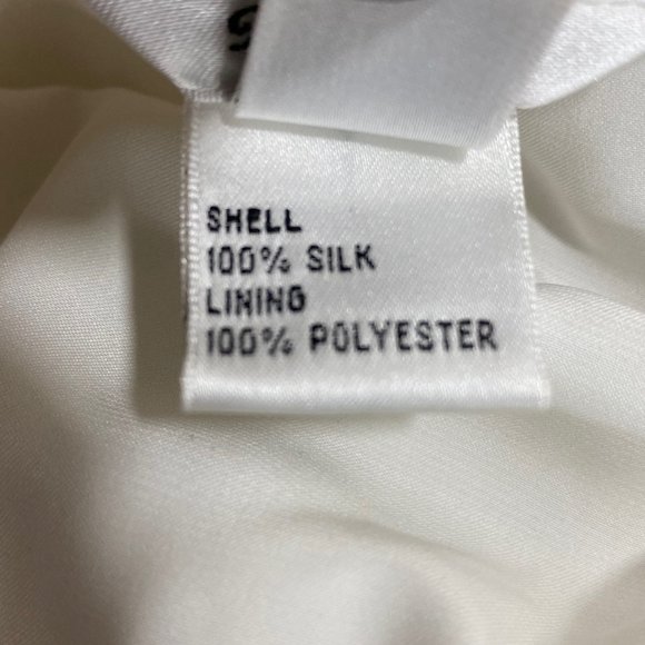 Talbots Pure Silk Midi Skirt | 10P | Plaid Organza | Lined | Preppy Old Money - Picture 4 of 10